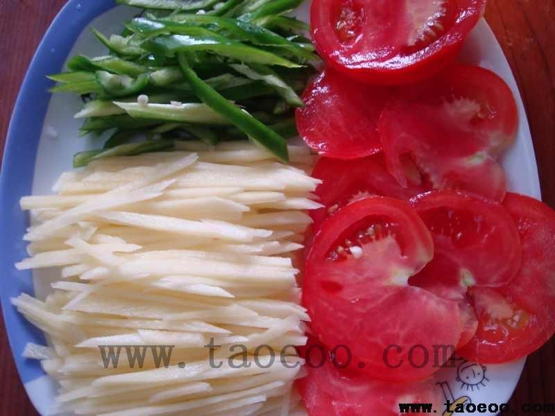 爱心番茄土豆丝